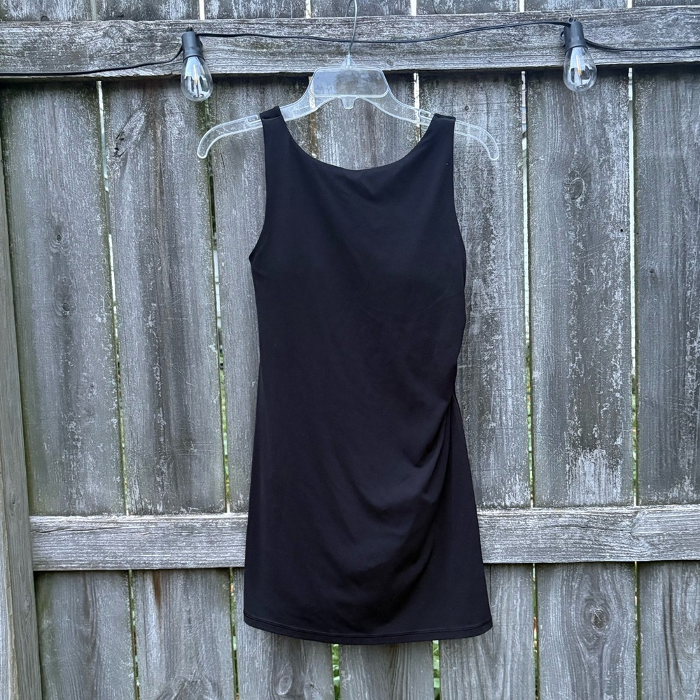 Aerie Black Workout Dress with Built in Bra